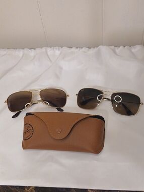 2 For 1 Ray-Ban Men’s Black Or Brown Sunglasses